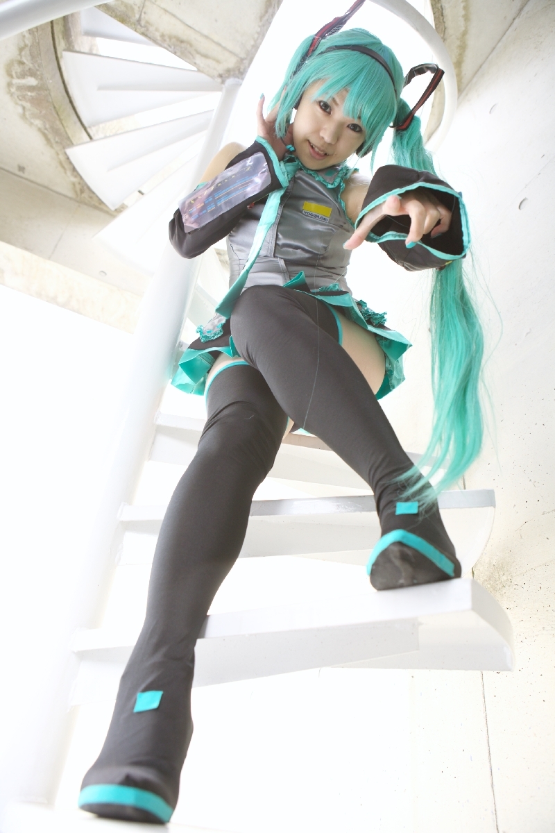 [Cosplay]Vocaloid-性感的Hatsune Mike